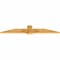 Ekena Millwork Eugene Rough Sawn Timber Gable Bracket, Western Red Cedar, 72"W x 12"H x 2"D x 6"F, 4/12 Pitch GBW072X12X0206EUG00RWR - alternate 2